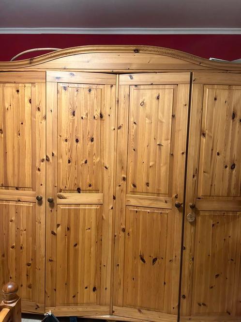 Kleerkast Scandinavisch hout, Huis en Inrichting, Slaapkamer | Complete slaapkamers, Gebruikt, Ophalen