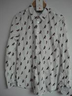 PS Paul Smith Dino M Medium hemd tailored fit wit, Kleding | Heren, PS Paul Smith, Verzenden, Wit, Nieuw