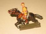 Lineol Duitse soldaat te paard op Durso elastoline GJ NB BM, Ophalen of Verzenden
