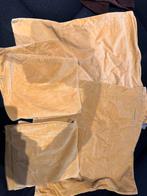 4 IKEA mosterdfluwelen hoezen, Huis en Inrichting, Ophalen of Verzenden, Zo goed als nieuw, Geel, Vierkant