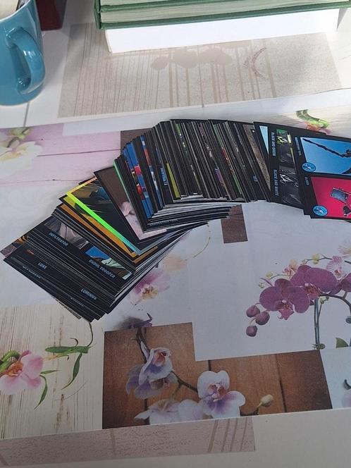 Panini Fortnite black frame series plus de 300 doubles, Hobby en Vrije tijd, Stickers en Plaatjes, Zo goed als nieuw, Plaatje