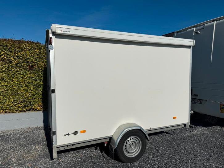 Hapert gesloten aanhangwagen 1500kg, Auto diversen, Aanhangers en Bagagewagens, Zo goed als nieuw, Ophalen