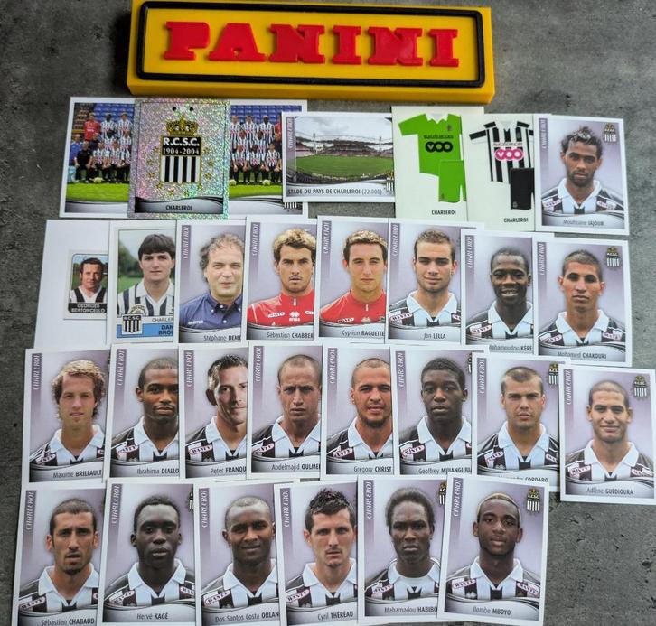 29 AUTOCOLLANTS PANINI FOOTBALL 2010 : SPORTING CHARLEROI, Hobby & Loisirs créatifs, Autocollants & Images, Neuf, Envoi