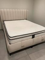 Lit 160x200 avec rangement, Enlèvement, Comme neuf, 200 cm, Matelas