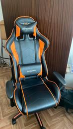 Chaise gaming - comfort bureau - DX Racer - orange noire, Huis en Inrichting, Zo goed als nieuw
