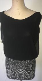 Zwarte jurk maat smal, Taille 36 (S), Pimkie, Envoi