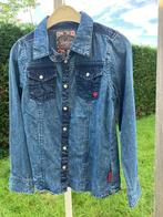 Jeanshemdje 128, Kinderen en Baby's, Kinderkleding | Maat 128, Meisje, Overhemd of Blouse, Ophalen of Verzenden, Zo goed als nieuw