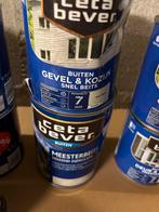 Cetabever dekkende beits ral 9001, gebroken wit 0,75liter, Ophalen of Verzenden, Nieuw, Materiaal