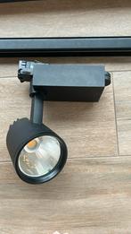 Led spots en rails te koop zwart, Ophalen, Gebruikt, Led