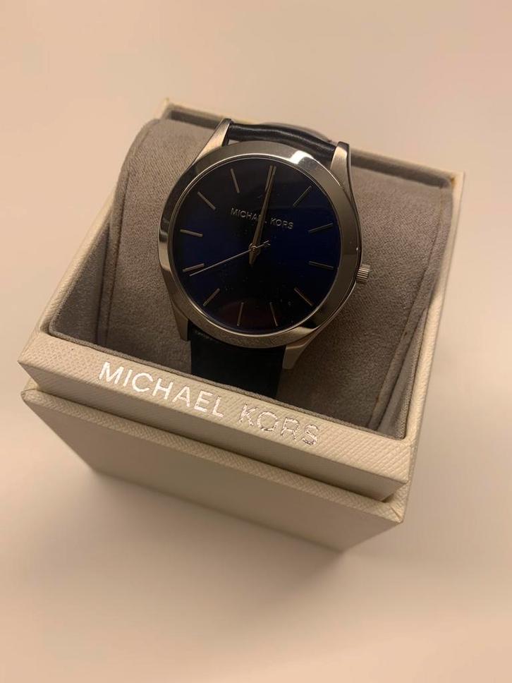 Horloge Michael Kors, Bijoux, Sacs & Beauté, Montres | Hommes, Comme neuf, Montre-bracelet, Autres marques, Acier, Cuir, Enlèvement ou Envoi