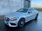 Mercedes C220d AMG Coupé, Autos, Boîte manuelle, Alcantara, Argent ou Gris, Diesel