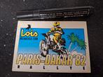 Sticker moto rally Parijs Dakar 1982, Verzamelen, Ophalen of Verzenden, Zo goed als nieuw, Auto of Motor