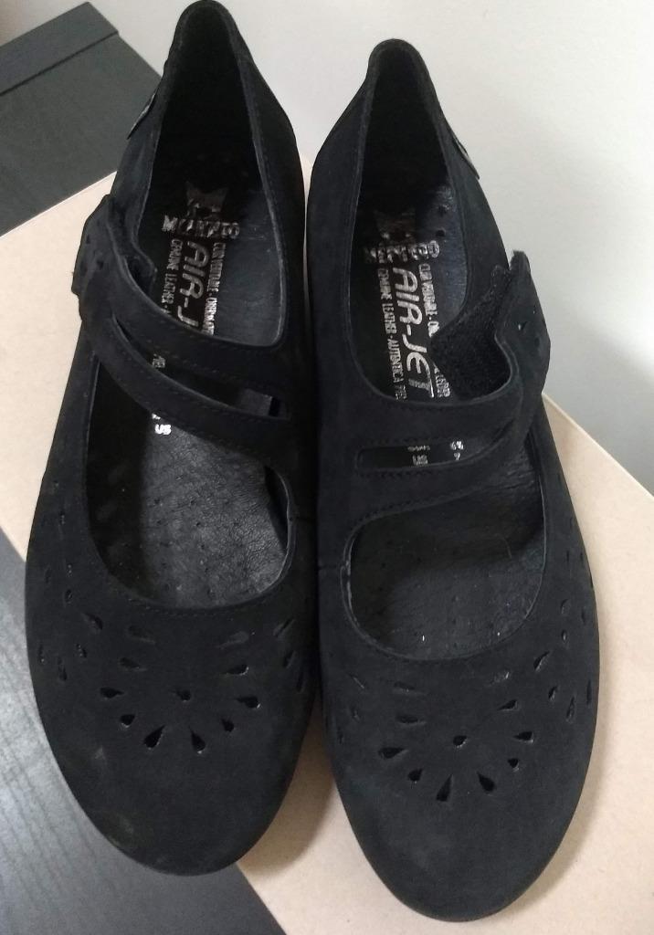 Chaussures Ballerines Mephisto en nubuck noir, Kleding | Dames, Schoenen, Zo goed als nieuw, Ballerina's, Zwart, Ophalen of Verzenden