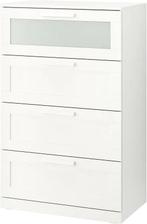 IKEA Brimnes ladekast 4 laden, Huis en Inrichting, Ophalen, 100 tot 150 cm, 50 tot 100 cm, Zo goed als nieuw