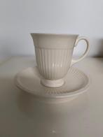 Wedgwood Edme plain servies, 8 kopjes met schotels, nieuw, Nieuw, Ophalen of Verzenden, Wedgwood, Kop(pen) en/of Schotel(s)