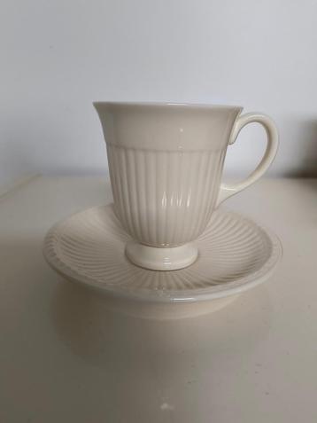 Vaisselle Wedgwood Edme, 8 tasses avec soucoupes, neuve, Neuf, Enlèvement ou Envoi, Wedgwood, Porcelaine