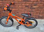 Oranje rode fiets van B twin, Fietsen en Brommers, Ophalen, Zo goed als nieuw
