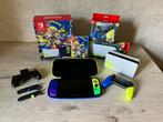 Nintendo Switch OLED Splatoon-console + Splatoon 3-spel, Games en Spelcomputers, Spelcomputers | Nintendo Switch, Met games, Met 2 controllers