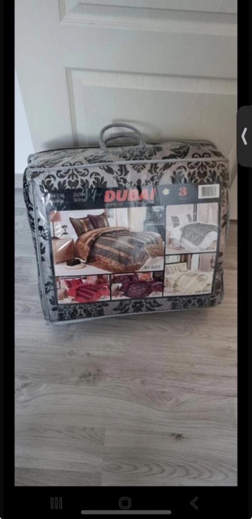 Parure de lit 3 pièces DUBAI – Style oriental & luxe – Neuf, Huis en Inrichting, Slaapkamer | Beddengoed, Ophalen