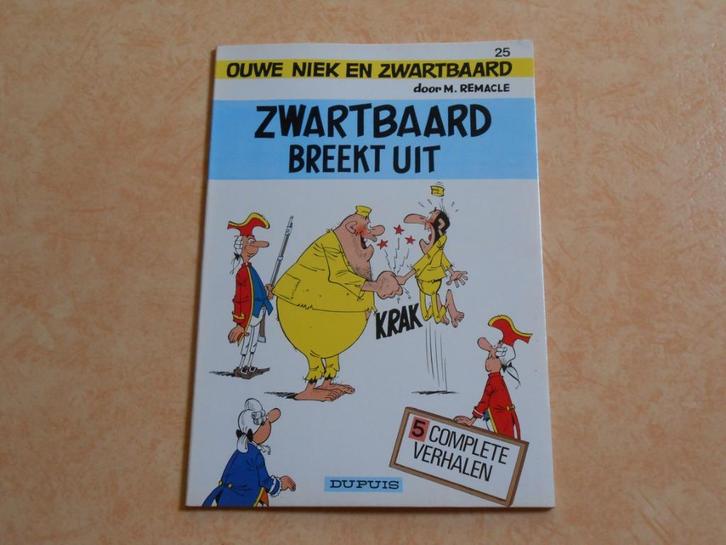 Ouwe Niek en Zwartbaard 25 Zwartbaard breekt uit 1983 1 ste, Boeken, Stripverhalen, Nieuw, Eén stripboek, Ophalen of Verzenden