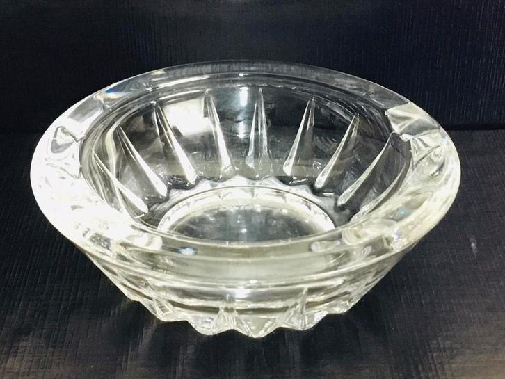 Val Saint Lambert Vintage kristallen schaal asbak vide poche, Antiek en Kunst, Curiosa en Brocante, Verzenden
