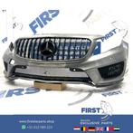 W156 BUMPER X156 GLA AMG VOORBUMPER ZWART WIT GRIJS PRE FACE, Auto-onderdelen, Gebruikt, Ophalen of Verzenden, Bumper, Mercedes-Benz