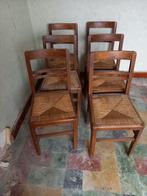6 antieken stoelen met biezen, Enlèvement