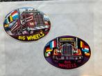 Sticker big wheels truck camions vrachtwagen, Verzamelen, Ophalen of Verzenden