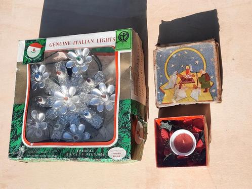 Vintage kerst spullen, Divers, Noël, Utilisé, Enlèvement ou Envoi