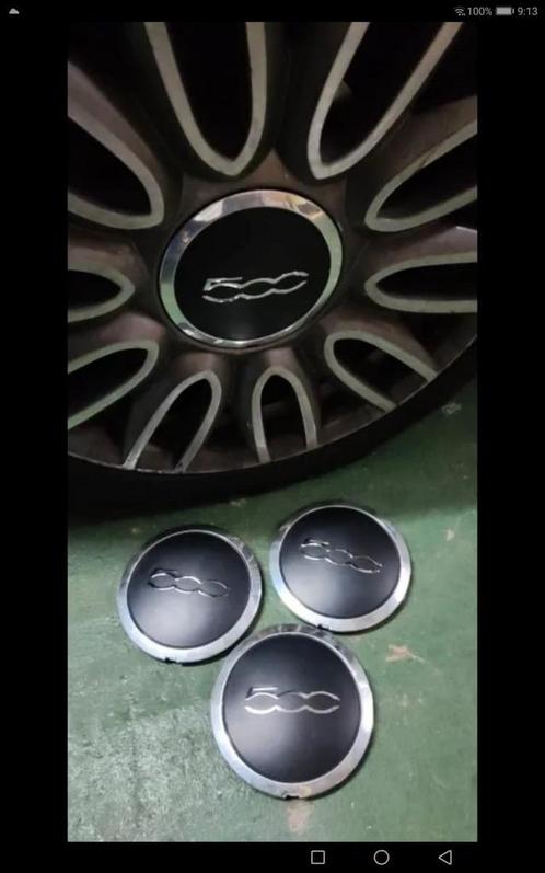 x4 Fiat 500 velgen wieldoppen/center caps Ø 133 mm, Auto-onderdelen, Overige Auto-onderdelen, Fiat, Nieuw, Ophalen of Verzenden