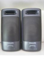 2 luidsprekers Philips, Surround Sound Speaker System., Audio, Tv en Foto, Ophalen of Verzenden, Philips