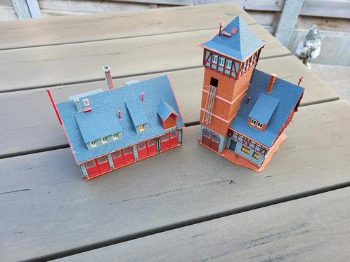 vollmer H0 43767 brandweer gebouwen - supermooi ! - nieuw !, Hobby en Vrije tijd, Modeltreinen | H0, Nieuw, Brug, Tunnel of Gebouw