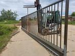 Vrijdragende automatische heras schuifpoort, Ophalen, Gebruikt, Schuifpoort