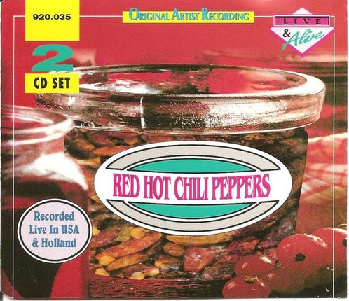2 CD's Red Hot Chili Peppers - Live USA & Holland, CD & DVD, CD | Rock, Comme neuf, Pop rock, Envoi
