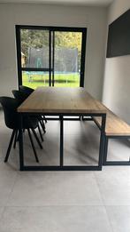 Eettafel met 4 stoelen, Ophalen, Zo goed als nieuw