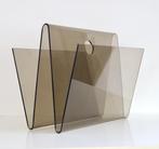 Vintage plexi magazine holder/ Seventies krantenbak, Ophalen of Verzenden