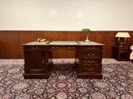 Klassiek Engels Chesterfield Bureau Partnerdesk, Antiek en Kunst, Ophalen of Verzenden