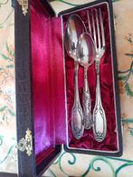 Couverts en argent 4 sets complets dans coffrets d’origine, Antiquités & Art, Enlèvement, Argent