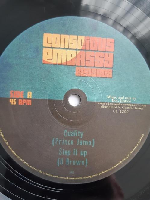 PRINCE JAMO "Quality" dub maxi LP singel (2015) IZGS, Cd's en Dvd's, Vinyl | Rock, Zo goed als nieuw, Poprock, 12 inch, Ophalen of Verzenden