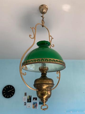 Antieke hanglamp, Enlèvement, Utilisé, Verre
