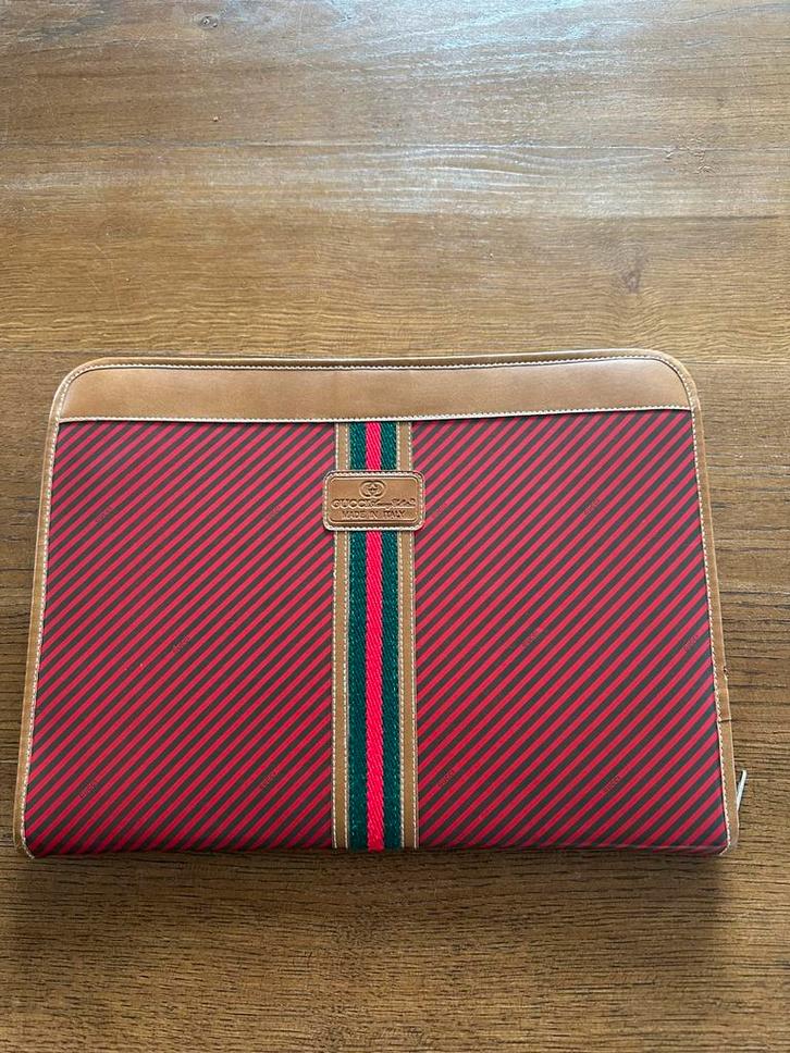 Gucci documententas, Motoren, Accessoires | Koffers en Tassen, Zo goed als nieuw, Ophalen