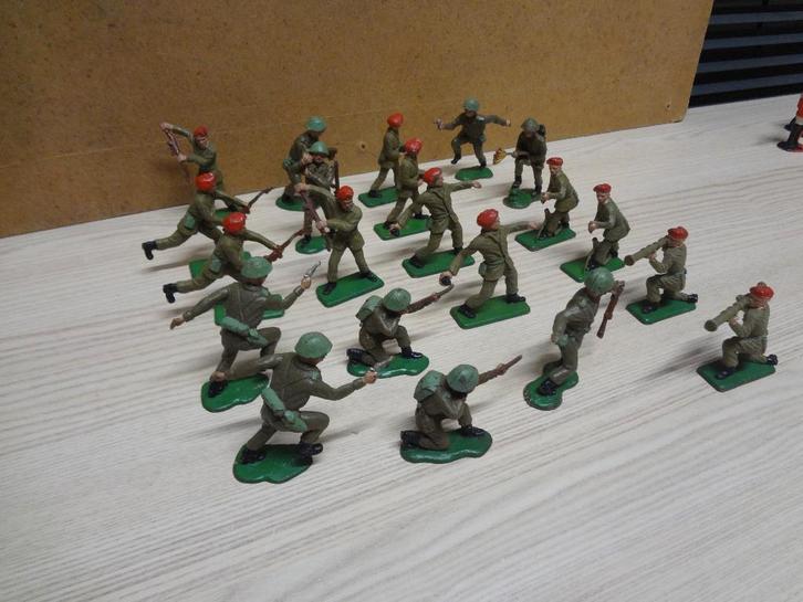 Lot de Soldats 40-45 Crescent - Lone star - Timpo, Kinderen en Baby's, Speelgoed | Actiefiguren, Gebruikt, Ophalen of Verzenden