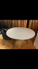 Tuintafel met inox. Blad 1,5 m. Diameter, Ophalen of Verzenden