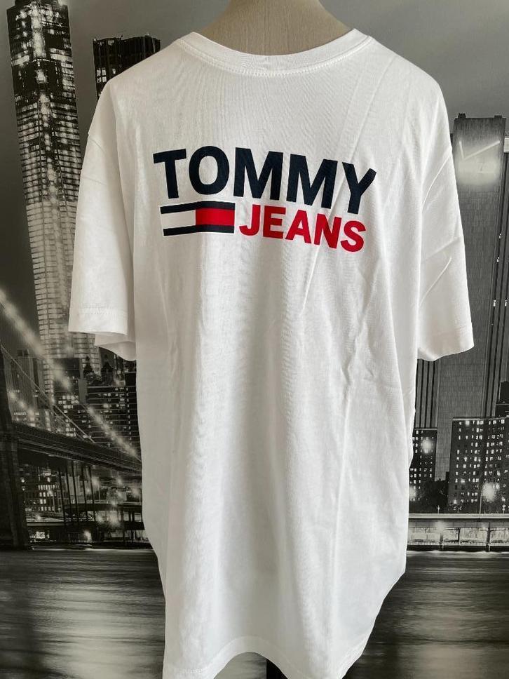 NIEUW - wit T-shirt Tommy Hilfiger XL, Kleding | Heren, T-shirts, Nieuw, Maat 56/58 (XL), Wit, Verzenden