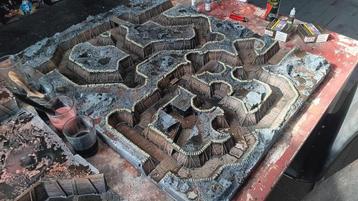 Trench board 85x69x3cm wargaming beschikbaar voor biedingen