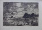 JAKOB SMITS / ACHTERBOSCH / ZW-W ETS / 24x30cm / PASSE, Ophalen of Verzenden