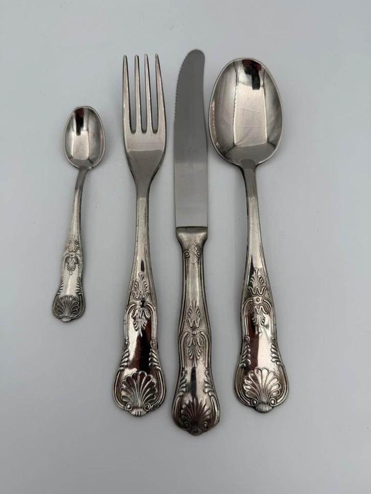 Bestek, 42-delig, Antiek en Kunst, Antiek | Zilver en Goud, Zilver, Ophalen of Verzenden