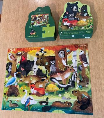 Puzzel met bos dieren #crocodile creek beschikbaar voor biedingen