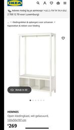 3 Hemnes open kasten te koop in zwart, Huis en Inrichting, Ophalen, Gebruikt