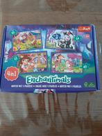 Enchantimals 4 in 1 puzzel, Kinderen en Baby's, Ophalen of Verzenden, 10 tot 50 stukjes, Zo goed als nieuw, 4 tot 6 jaar